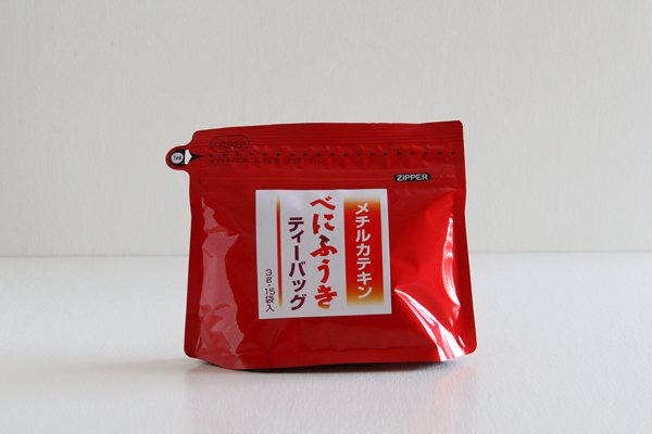 べにふうき緑茶ティーバッグ 静岡産 ひも付 1人用 3g×15袋