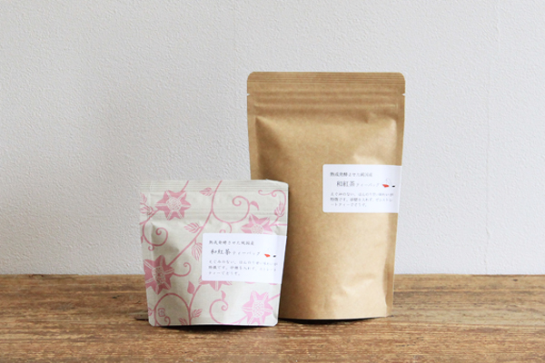 和紅茶ティーバッグ 静岡掛川産 ひも付