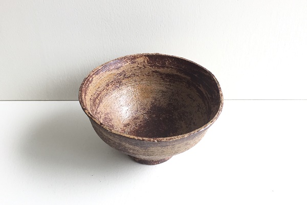 抹茶茶碗 柿の蔕 加藤錦雄作
