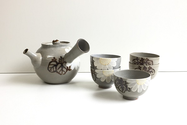 乾山 菊桐番茶器 十六代永楽善五郎 即全作
