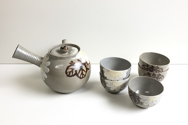 乾山 菊桐番茶器 十六代永楽善五郎 即全作