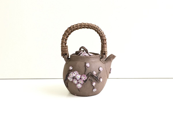 万古焼 桜 圦山成月作