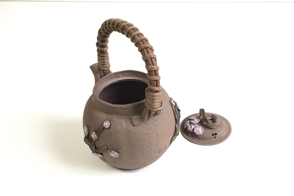 万古焼 桜 圦山成月作