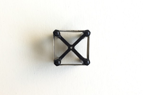 茶道 蓋置 黒漆銀線 糸巻 井波慶州作販売|通販