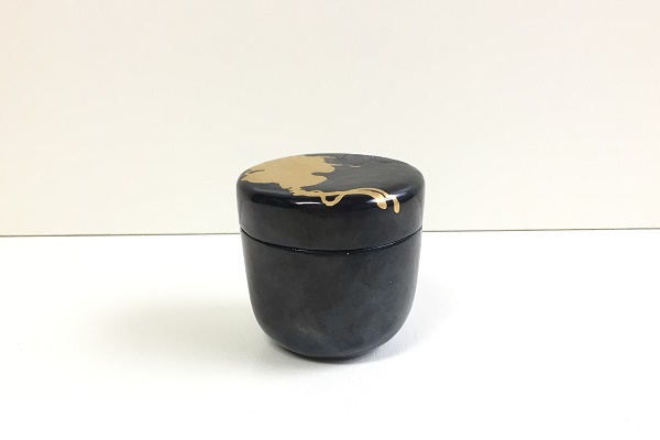 なつめ 蔦 乾山 山崎窯 浅野紫仙作