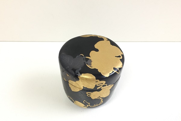 なつめ 蔦 乾山 山崎窯 浅野紫仙作