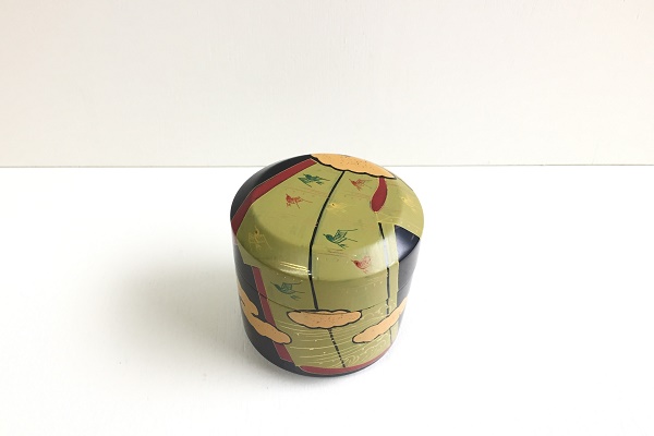 なつめ 四季棗 即中斎好 誰袖蒔絵 中村湖彩作