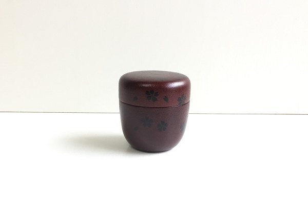 なつめ 中棗 夜桜 中村湖彩作