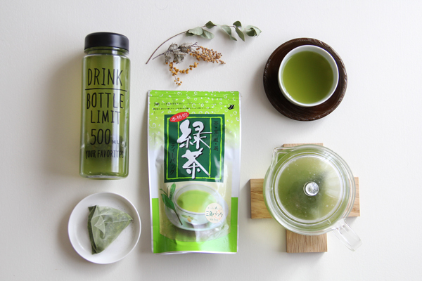 緑茶ティーバッグ 静岡・鹿児島産 宇治抹茶入り 5g×15袋