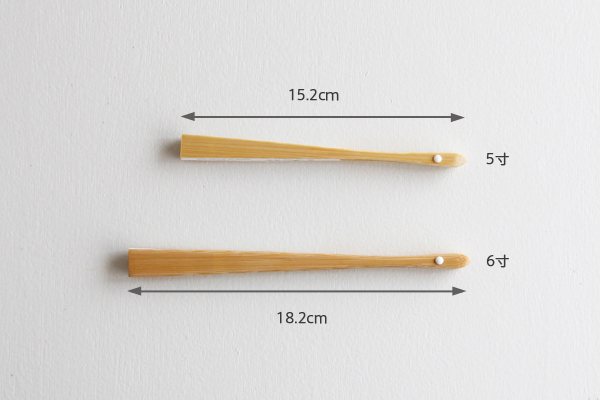 扇子 茶道 白竹 5寸 6寸